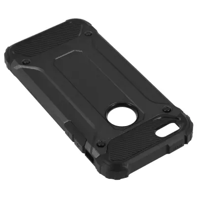 Zaščitna torbica serije Defender II iPhone 6 / 6S - odporna na padce - črna