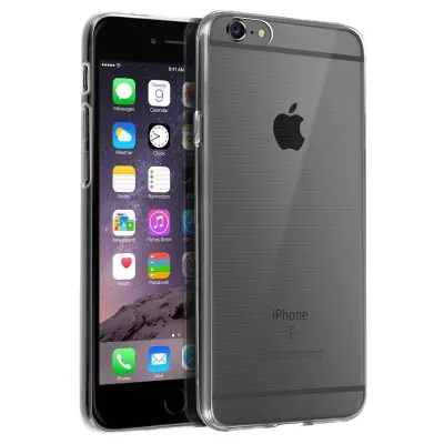 Ovitek za iPhone 6 / 6S silikonski gel fleksibilen ultra tanek 0,3 mm prozoren