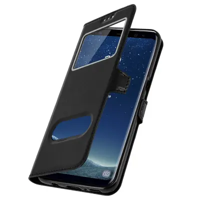 Ovitek za Samsung Galaxy S8 Dual Window Video Stand Black