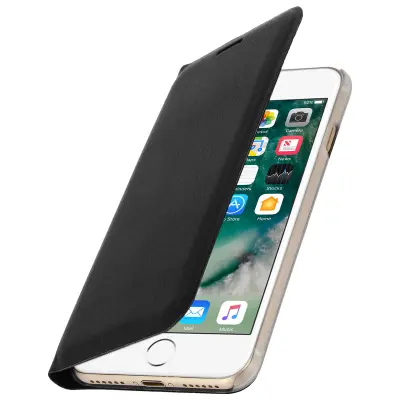 Ovitek Flip Book, torbica s stojalom za Apple iPhone 7, iPhone 8 – črna