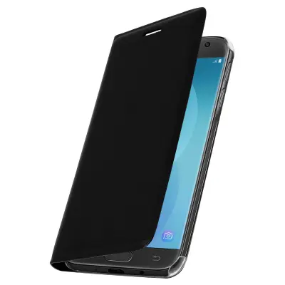 Ovitek Flip Book, torbica s stojalom za Samsung Galaxy J3 2017 – črna