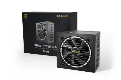 BE QUIET! Pure Power 12 m - 650W računalniški napajalnik