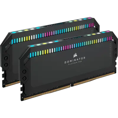 CORSAIR Dominator Platinum RGB 64 GB (2 x 32 GB) DDR5 5200MHz C40 pomnilnik za računalnik