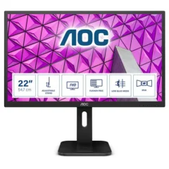 AOC 22P1 1920x1080 MVA 5ms VGA DVI HDMI DisplayPort 4xUSB3.0 Pivot Zvočniki monitor