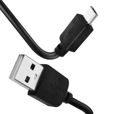Kabel USB na Micro USB (polnjenje in prenos) - 2 metra - črn