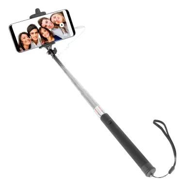 Univerzalni pametni telefon Selfie Stick 145° Zložljiva razširljiva podpora 3,5 mm Jack