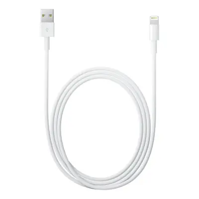 Kabel USB v Apple Lightning - 2 metra - bel