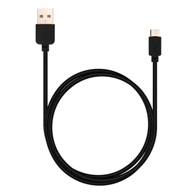 USB tip C na USB črn 1 m kabel - polnjenje / sinhronizacija