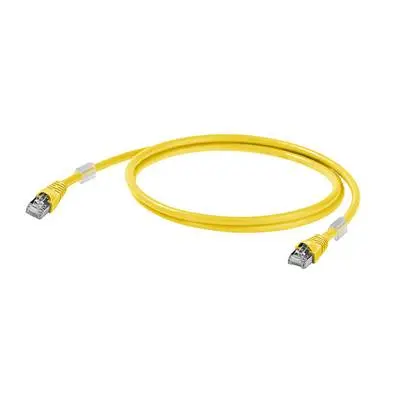 Weidmüller 1251580020 RJ45 omrežni kabel\, Patch kabel CAT 6a S/FTP 2.00 m rumena UL-certificirano 1 kos
