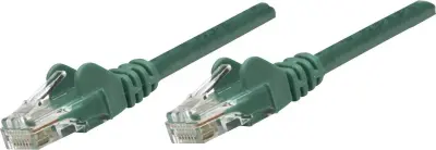 Intellinet 342490 RJ45 omrežni kabel\, Patch kabel CAT 6 U/UTP 2.00 m zelena  1 kos