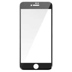 Kaljeno zaščitno steklo za Apple iPhone 7 Plus, 8 Plus – Črni robovi