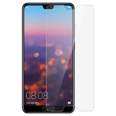 Zaščitno steklo iz kaljenega stekla za Huawei P20, trdota 9H, odporno na drobljenje