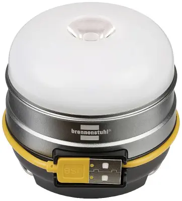 Brennenstuhl 1171540 Oli 0300 A led kamping svetilka  350 lm akumulatorsko  srebrna, črna, rumena