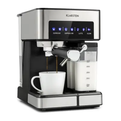 Klarstein Arabica Comfort aparat za espresso, Srebrna