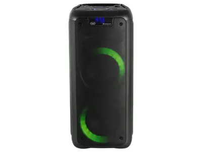 TREVI XF 600 KB prenosni KARAOKE zvočnik, Bluetooth, 80W RMS, Equalizer, polnilna baterija, USB / microSD / AUX / MIC-in, črn