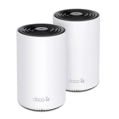 Tp-Link Deco Xe75 Axe5400 Celoten dom Mesh Wifi 6E Tri-Band Pack-2 Mesh System