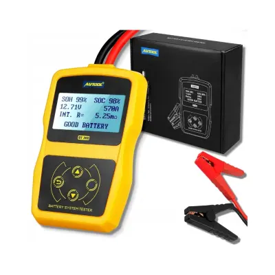 Digitalni tester akumulatorjev z LCD zaslonom 12V SOH / SOC / A / V