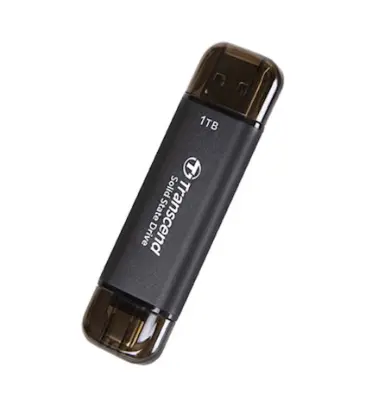 TRANSCEND SSD prenosni 1TB 310C, USB A, USB C, 1050/950 MB/s zunanji trdi disk