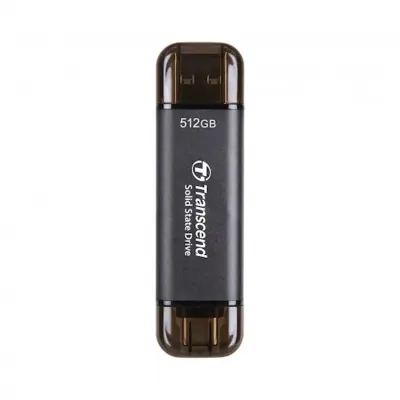 TRANSCEND SSD prenosni 512GB 310C, USB A, USB C, 1050/950 MB/s zunanji trdi disk