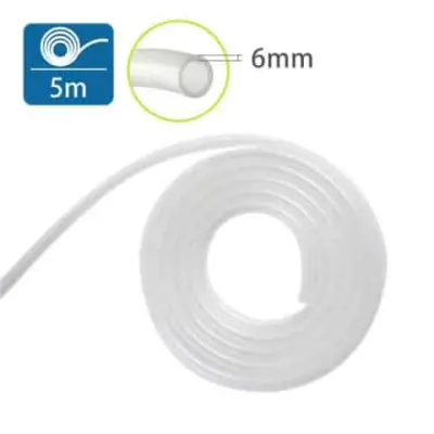 Cev za zračne črpalke silikonska 5.6mm x 8m