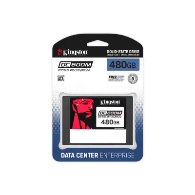 KINGSTON SSD 480GB DC600M, 2,5", SATA3.0, 560/470 MB/s vgradni trdi disk