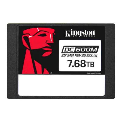 KINGSTON SSD 7,68TB DC600M, 2,5", SATA3.0, 560/530 MB/s trdi disk