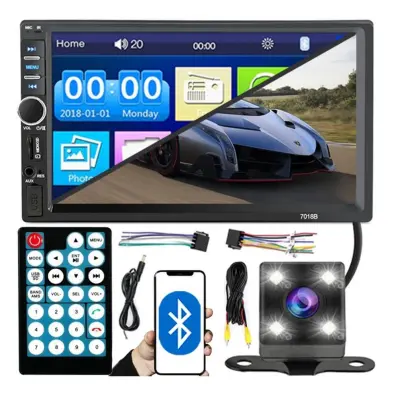 12-24V 2DIN LCD touch avtoradio 4x45W USB Bluetooth + kamera in daljinec