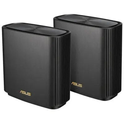 ASUS ZenWiFi XT9 AX7800 Tri-band Mesh WiFi 6 System 2-pack Black brezžični omrežni usmerjevalnik