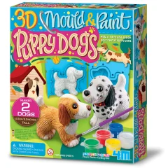 Naredi in pobarvaj 3D pasji mladički