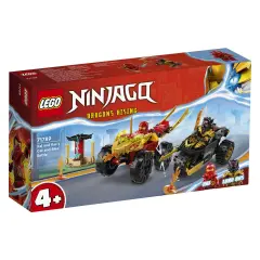 LEGO NINJAGO 71789 Spopad med Kaijem v avtu in Rasom na motorju