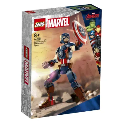 LEGO Marvel 76258 Konstrukcijska figura Stotnik Amerika