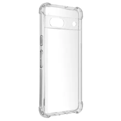 Ovitek za Google Pixel 7a z ojacanimi vogali, odporen proti udarcem, prozoren