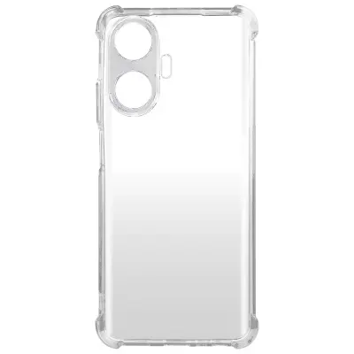 Etui za Realme C55 z ojacanimi vogali, odporen proti udarcem, prozoren