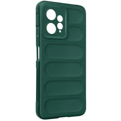Robusten silikonski gel ovitek Anti-shock zelen za Xiaomi Redmi Note 12 4G