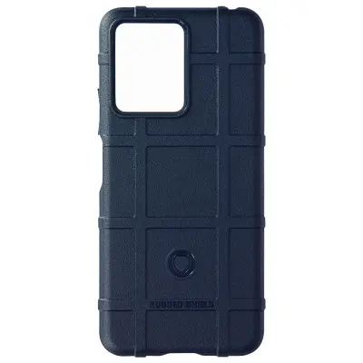Teksturiran 3-D ovitek proti udarcem, moder za Redmi Note 12 5G in Note 12 4G