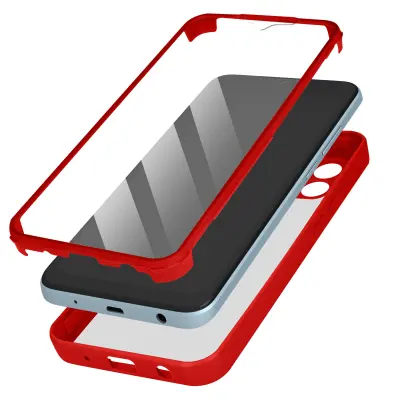 Ovitek Redmi A1/A2, hrbtna stran iz pleksi stekla in sprednja stran iz polimera