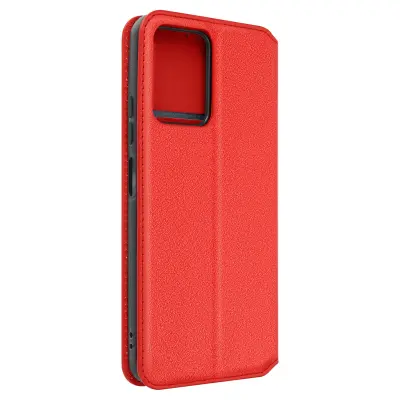 Rdeca magnetna preklopna torbica z držalom za kartice za Redmi Note 12 4G