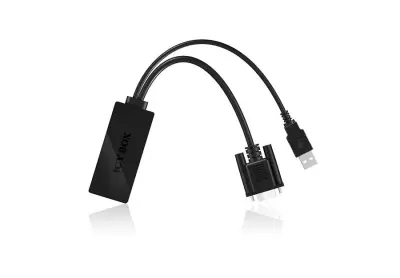 ICY BOX monitor adapter [1x ženski konektor HDMI - 1x ženski konektor VGA\, USB 3.2 gen. 1 vtič A (USB 3.0)] IB-AC512
