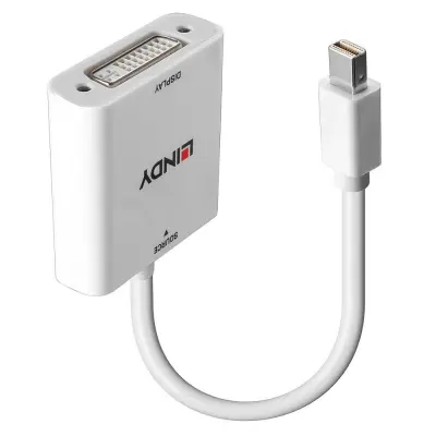 LINDY monitor adapter [1x moški konektor mini Displayport - 1x DVI] 38318 0.18 m