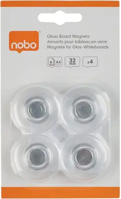 Magnetki za stekleno tablo nobo 32mm 1/4 1904116