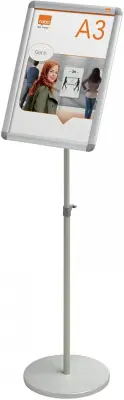 Tabla usmerjevalna aluminij nobo a3 s klip pripenjanjem na stojalu 1902384