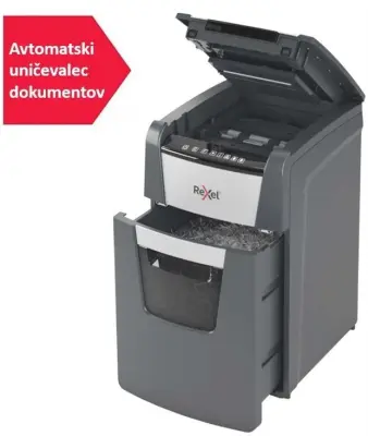 Uničevalec dokumentov rexel auto+ 150m 2x15/p5 optimum 2020150meu