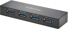 Usb razdelilnik kensington usb 3.0 4-port hub+polnilec k39122eu