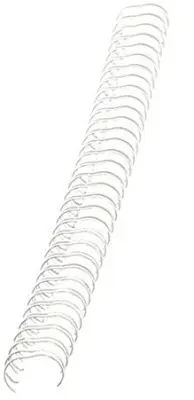 Špirala žična 6mm 3:1 gbc bela do 55l rg810470