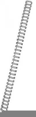 Špirala žična 14mm 3:1 gbc črna do 125l rg810910