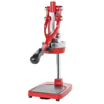 Ročni ožemalnik - stiskalnica za granatno jabolko ghisa h47cm / rdeč / kovina, inox