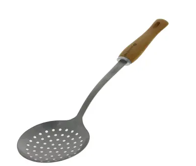 B Bois penovka okrogla perforirana 36cm / les, inox