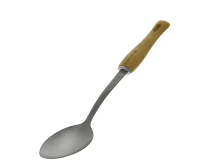 B Bois servirna žlica 33cm / les, inox