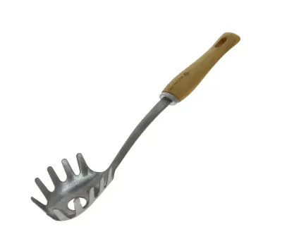 B Bois zajemalka za testenine 33cm / les, inox