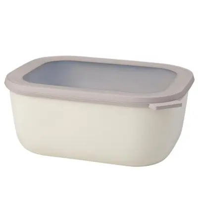 Cirqula posoda za shranjevanje 3l / 24,9x19,8x10cm / nordijsko bela / plastika PP, TPE